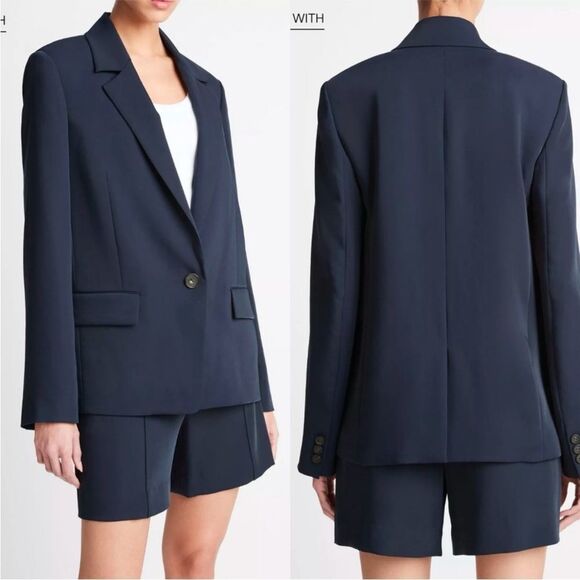 Vince designer size 4 Soft Suiting Single Breasted Blazer $595 - Picture 1 of 2